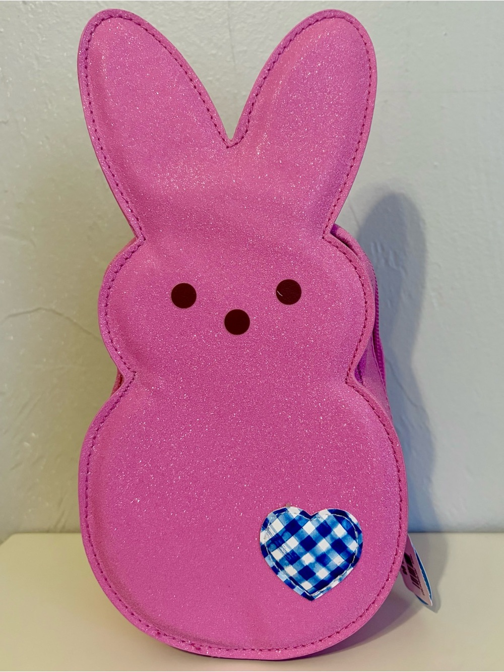 Bath & Body Works Pink Glitter Peep Marshmallow Bunny Mini Backpack